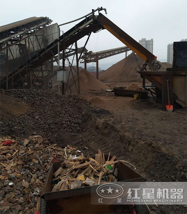 建筑垃圾处理现场 建筑垃圾处理现场