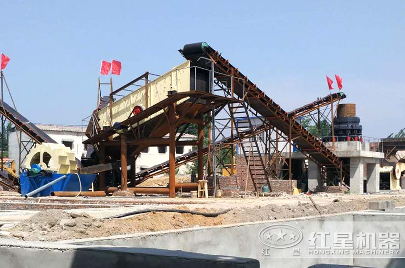 山东洗沙生产现场 山东洗沙生产现场