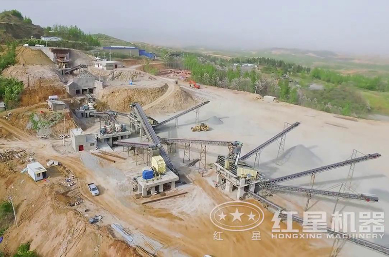 红星大型破碎机作业现场 红星大型破碎机作业现场