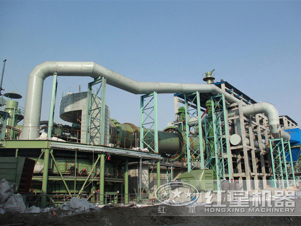 石灰回转窑现场