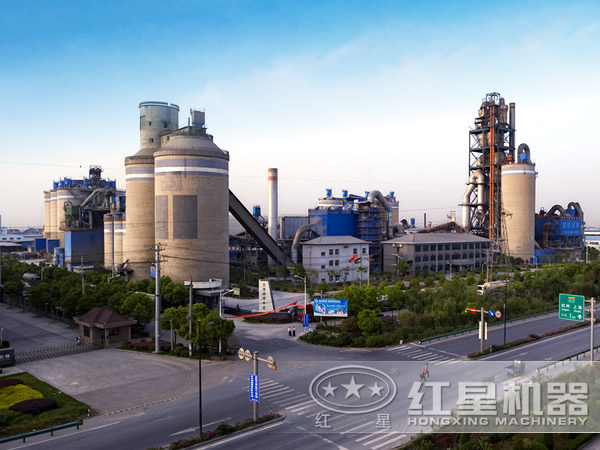 石灰窑生产线整体图 石灰窑生产线整体图