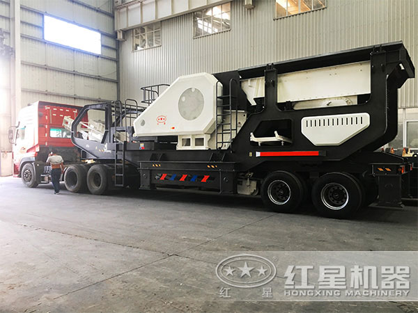 山石移动式破碎站 山石移动式破碎站